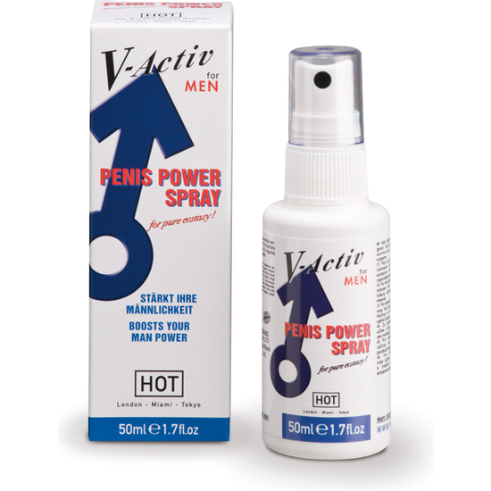 Hot V-activ Hombre Spray Potenciador De La Ereccion