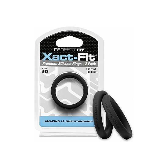 Xact-fit Pack De 2 Anillos De Silicona 13,6cm - Negro